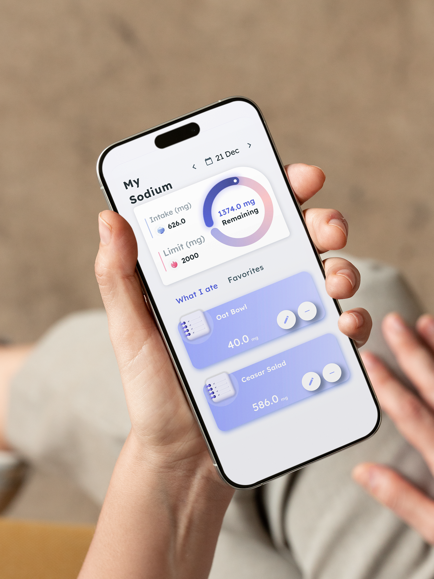 Sodium Tracker App
